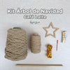 KIT + CLASE ÁRBOL NAVIDAD MACRAMÉ