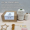 KIT + CLASE ÁRBOL NAVIDAD MACRAMÉ