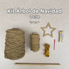KIT + CLASE ÁRBOL NAVIDAD MACRAMÉ