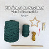 KIT + CLASE ÁRBOL NAVIDAD MACRAMÉ