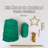 KIT + CLASE ÁRBOL NAVIDAD MACRAMÉ