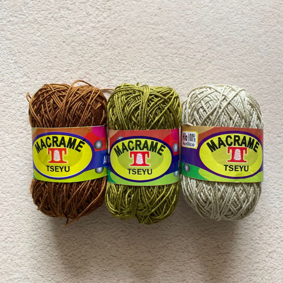 HILO TSEYU MACRAMÉ X 100 GRAMOS