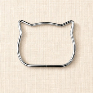 ASAS PARA BOLSO METÁLICAS GATO X2