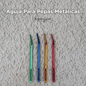 AGUJA PUNTA ROMA CURVA METALICA 7CM