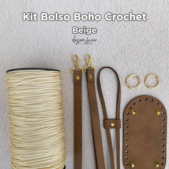 KIT + CLASE BOLSO BOHO EN CROCHET
