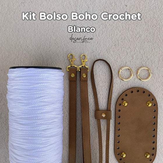KIT + CLASE BOLSO BOHO EN CROCHET