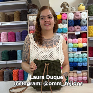 CLASE VIRTUAL - BOLSO BOHO EN CROCHET OMM TEJIDOS