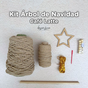 KIT + CLASE ÁRBOL NAVIDAD MACRAMÉ