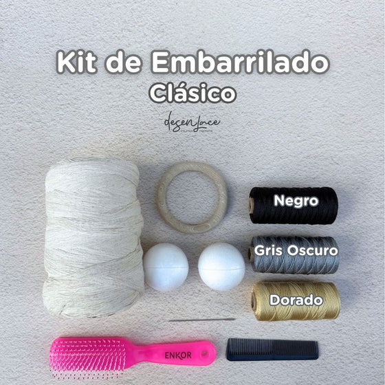 KIT + CLASE EMBARRILADO MACRAMÉ