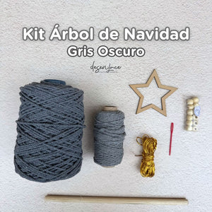 KIT + CLASE ÁRBOL NAVIDAD MACRAMÉ