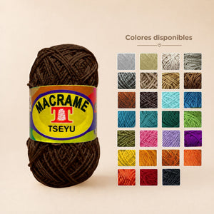 HILO TSEYU MACRAMÉ X 100 GRAMOS