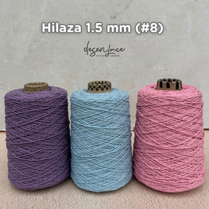 HILAZA 1,5 MM (#8) ALGODÓN RECUPERADO