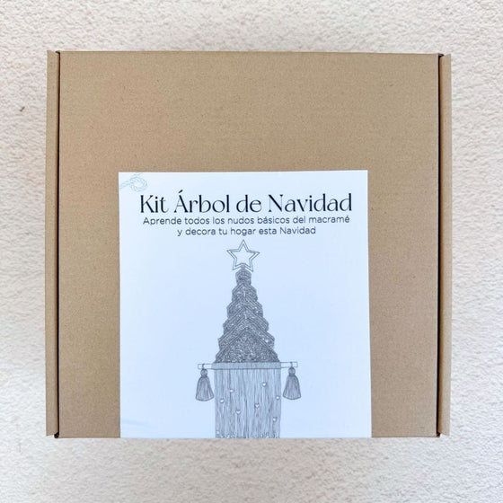 KIT + CLASE ÁRBOL NAVIDAD MACRAMÉ