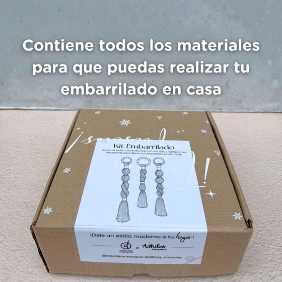 KIT + CLASE EMBARRILADO MACRAMÉ