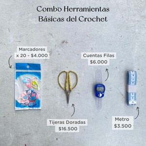 Combo Herramientas Básicas Crochet