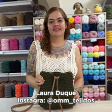  CLASE VIRTUAL - BOLSO BOHO EN CROCHET OMM TEJIDOS