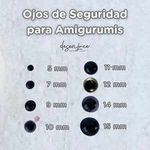 OJOS AMIGURUMIS