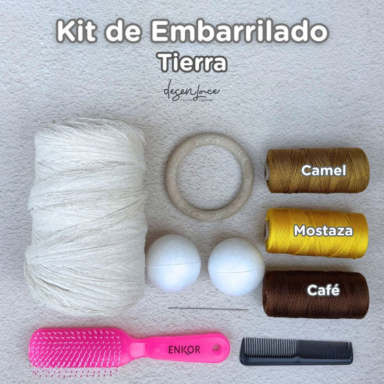 KIT + CLASE EMBARRILADO MACRAMÉ