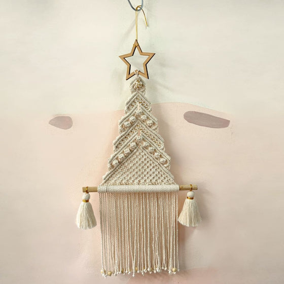 CLASE VIRTUAL - ÁRBOL DE NAVIDAD A3HILOS_MACRAME