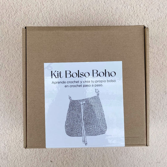 KIT + CLASE BOLSO BOHO EN CROCHET