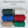 HILAZA #8 CON BRILLOS X100gr