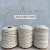 Combo 10 Kg Piolas Cruda Premium