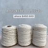 Combo 10 Kg Piolas Cruda Premium