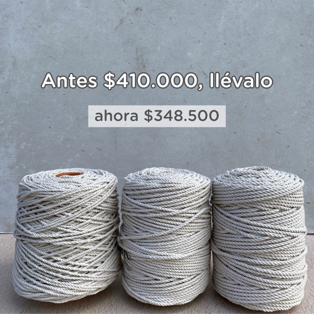Combo 10 Kg Piolas Cruda Recuperada – Desenlace