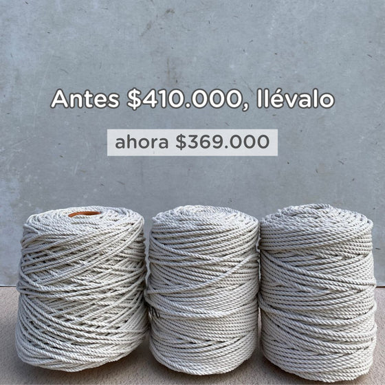 Combo 10 Kg Piolas Cruda Recuperada